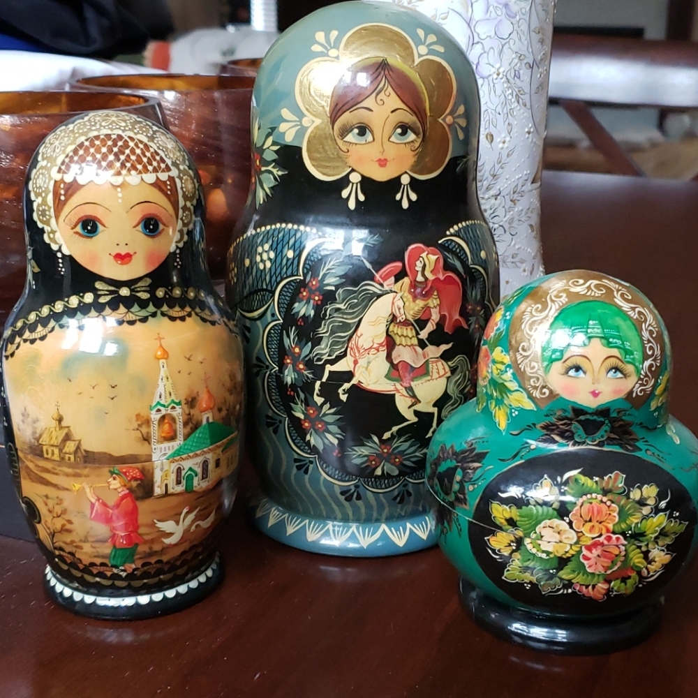 Unique Russian Stacking Doll - Picture 6 of 6